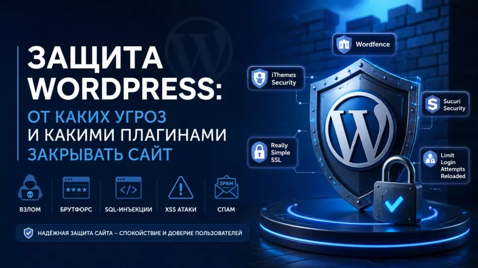 Защита WordPress: от каких угроз и какими плагинами закрывать сайт